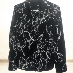 Lulu's Black and White Patterned Shirt